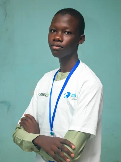 Portrait d'un élève de la délégation sénégalaise
