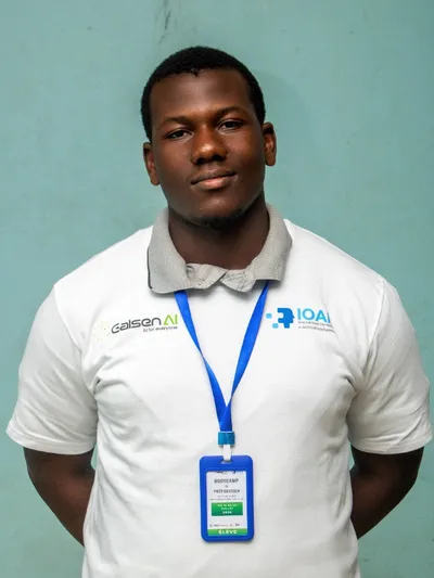 Portrait d'un élève de la délégation sénégalaise