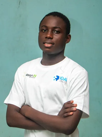 Portrait d'un élève de la délégation sénégalaise
